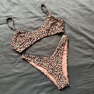 Aerie Leopard / Cheetah Print Bikini